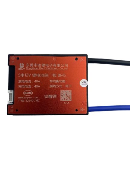 Плата BMS 10S 60A 24в LTO